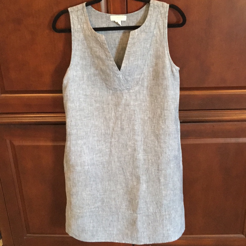 Cool linen sheath dress